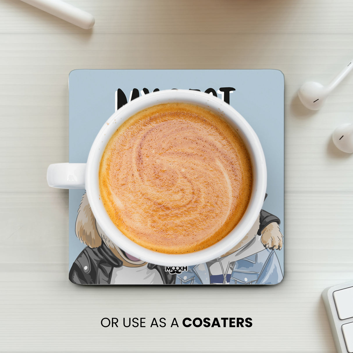 Mooch Magnetic Coaster - My Best Friend