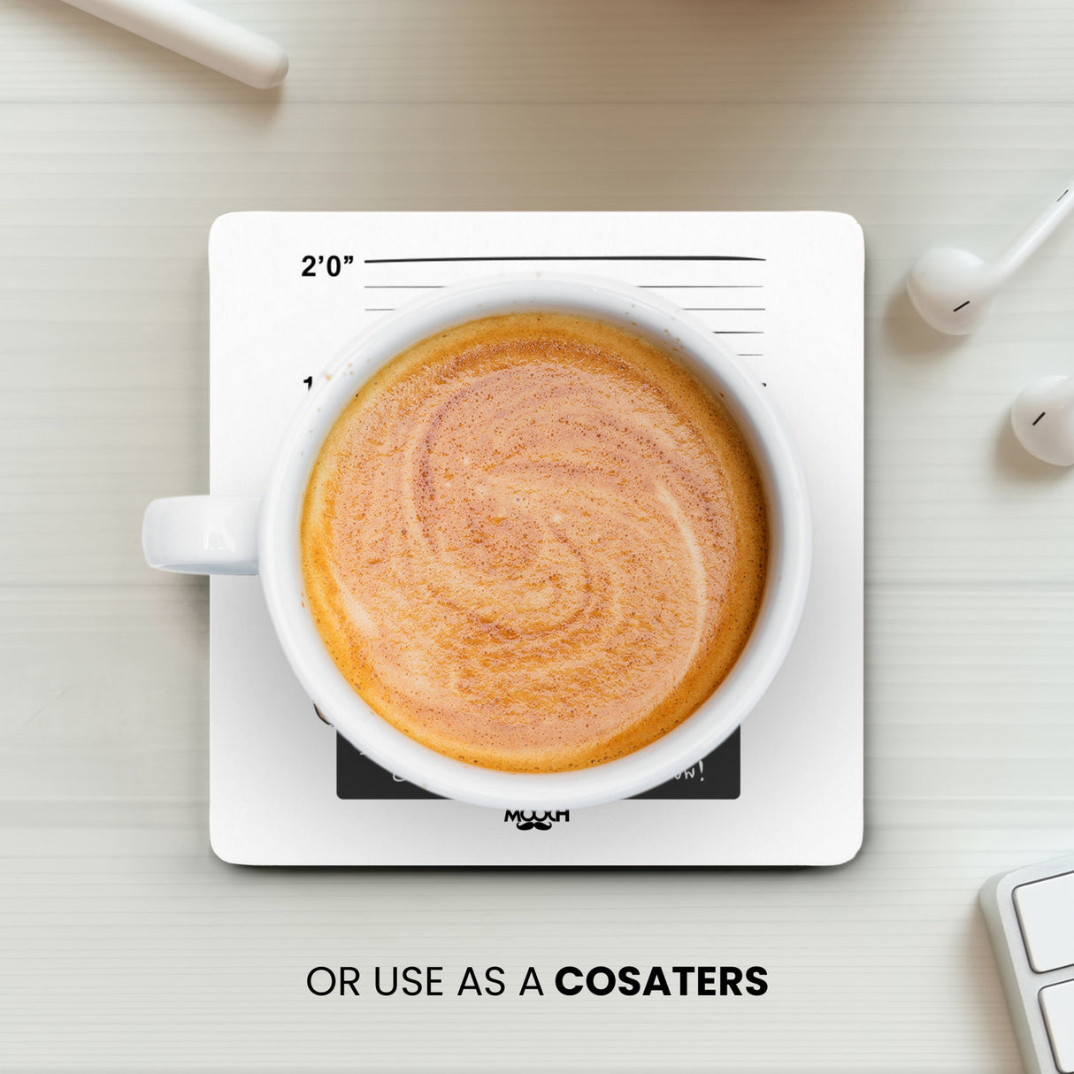 Mooch Magnetic Coaster - Chal Pug