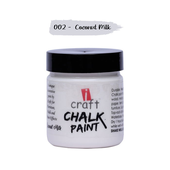 ICRAFT CHALK PAINTS 100 ML COCONUT MILK SHADE