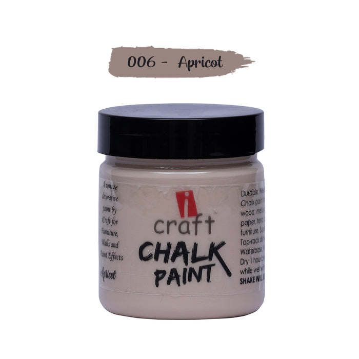 ICRAFT CHALK PAINTS 100 ML APRICOT SHADE