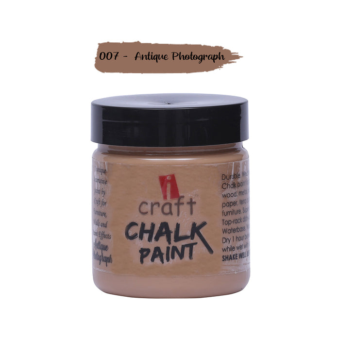 ICRAFT CHALK PAINTS 100 ML ANTIQUE PHOTOGRAPHY SHADE
