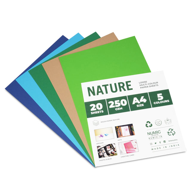 NUMIC Nature Colour Card A4 250 GSM