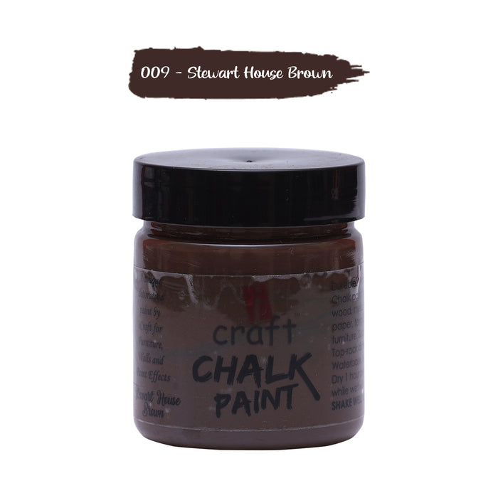 ICRAFT CHALK PAINTS 100 ML STEWART HOUSE BROWN SHADE