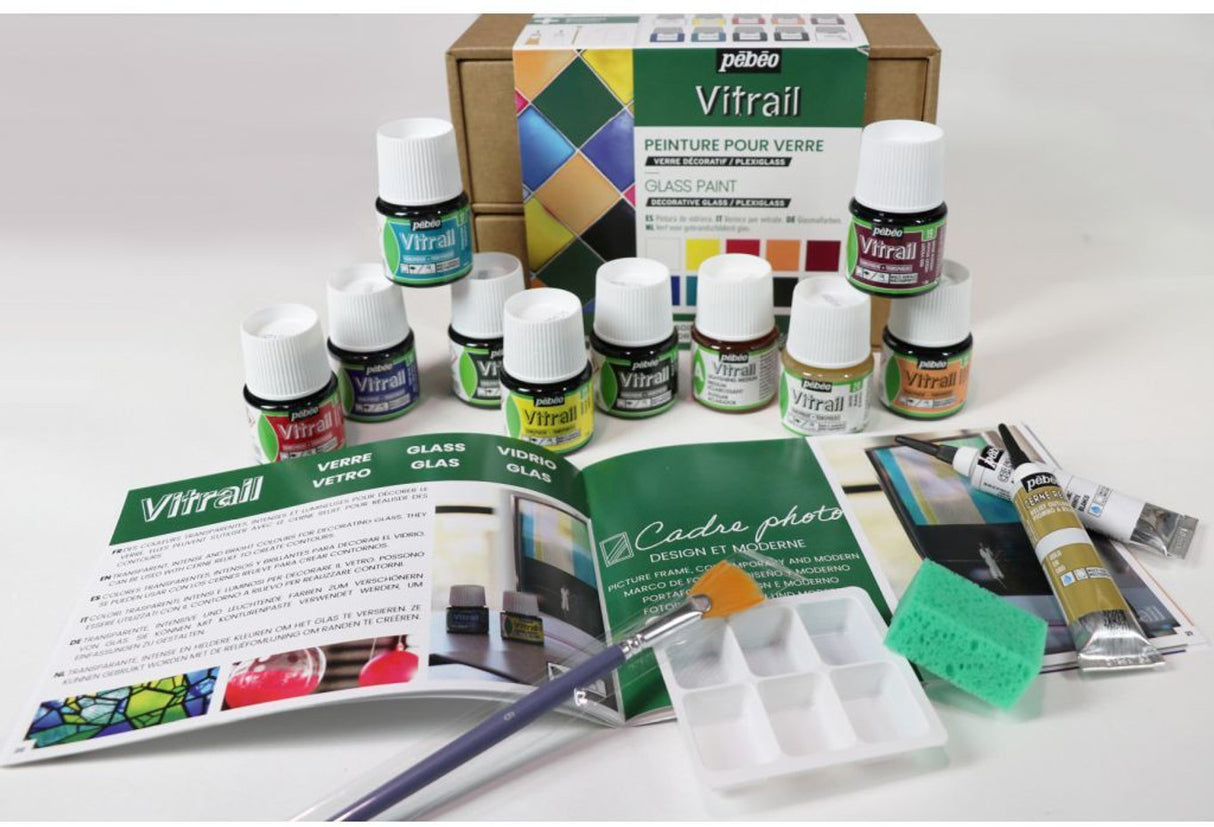 Pebeo COLLSET Acrylic Paint Set 10x45ml