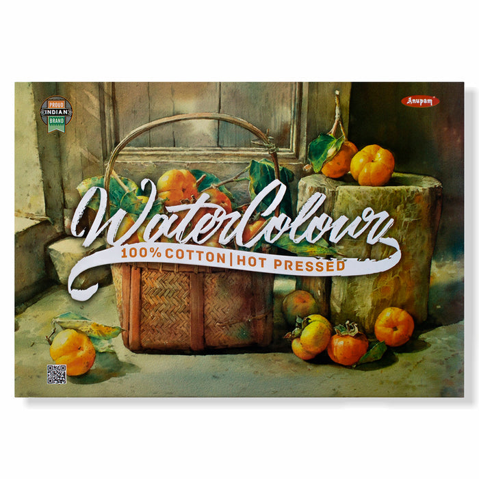 Anupam 100% Cotton Watercolour Pad A3 250 GSM Hot Press