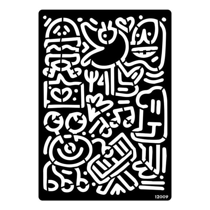 Icraft Multi Surface Plastic Stencil A4 12009