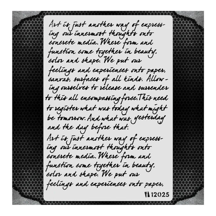 Icraft Multi Surface Plastic Stencil A4 12025