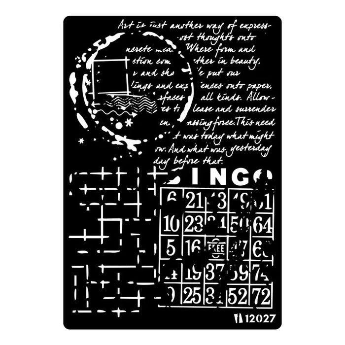 Icraft Multi Surface Plastic Stencil A4 12027