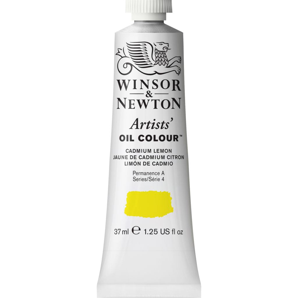 Winsor & Newton Artists’ Oil Colour Tube 37ml – Cadmium Lemon