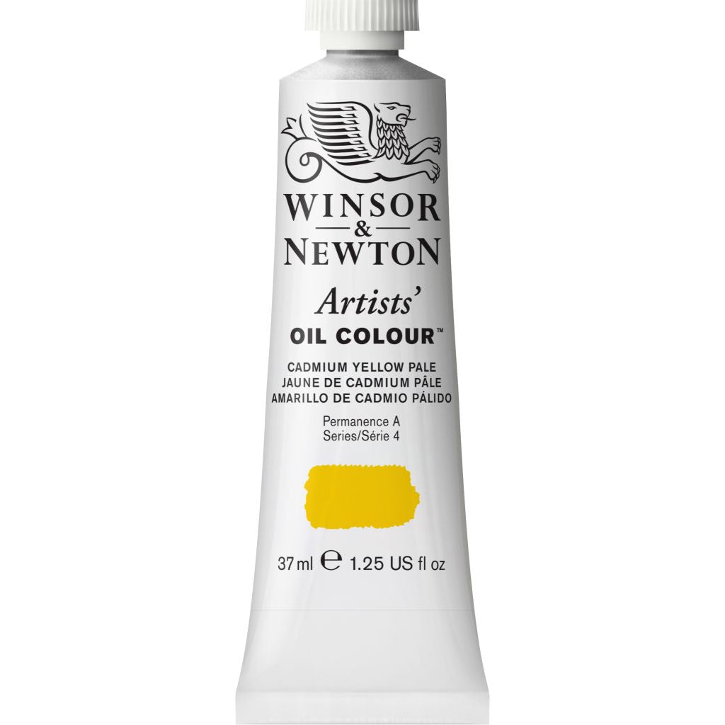 Winsor & Newton Artists’ Oil Colour Tube 37ml – Cadmium Lemon