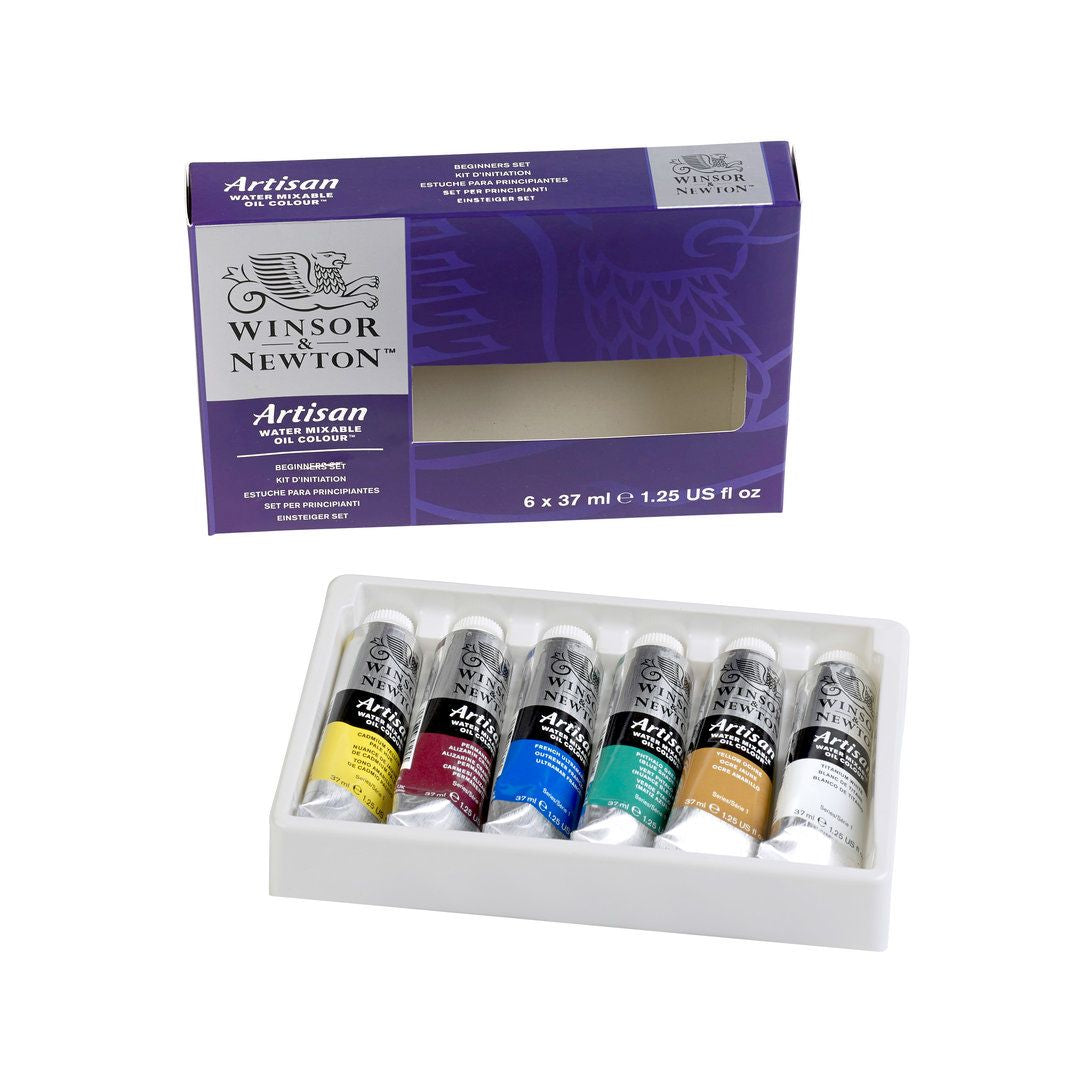 Winsor & Newton Artisan Water Mixable Oil Colour Set 6×37ml