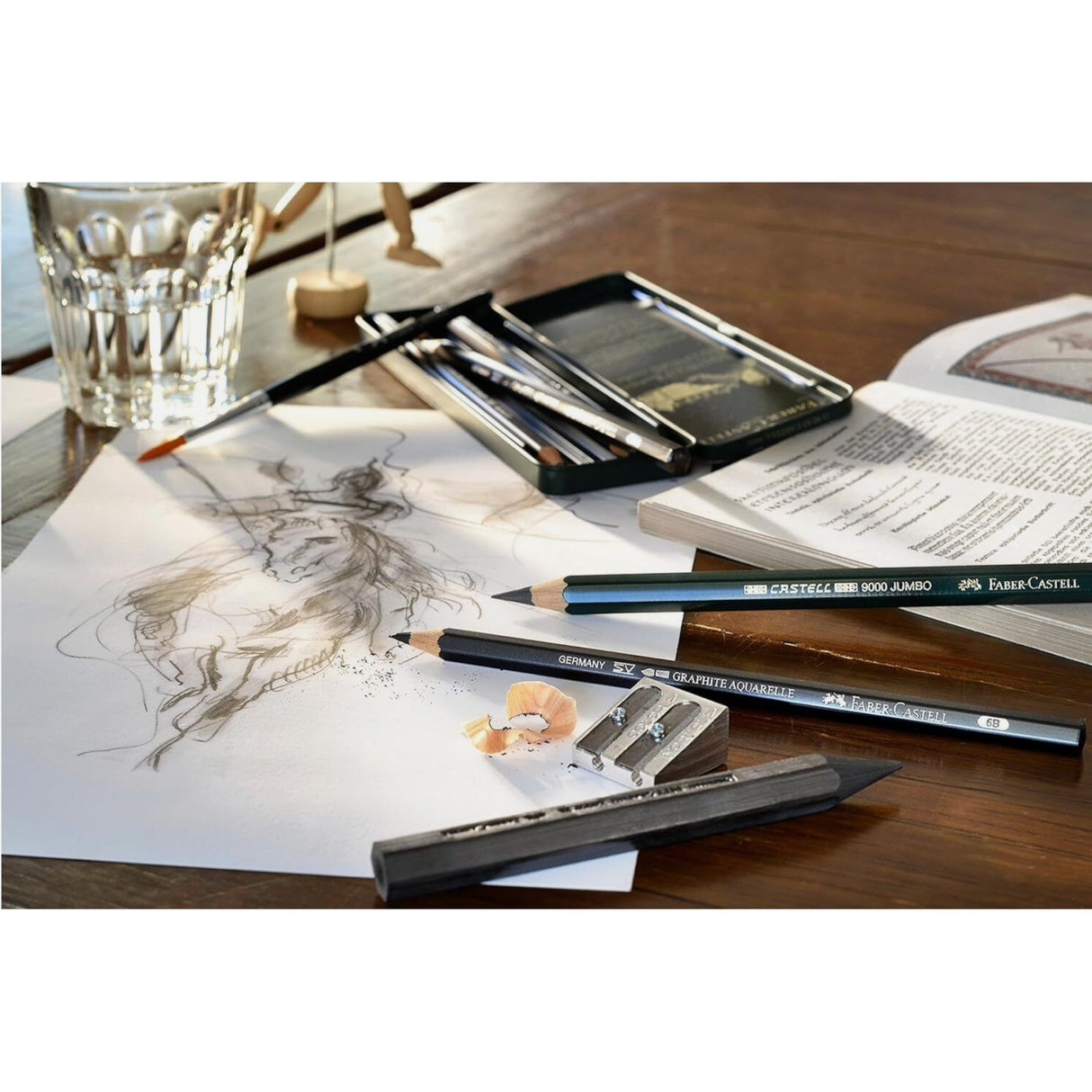 Faber-Castell Pitt Graphite Set Pack of 19 Drawing Kit