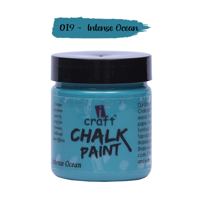 ICRAFT CHALK PAINTS 100 ML INTENSE OCEAN SHADE