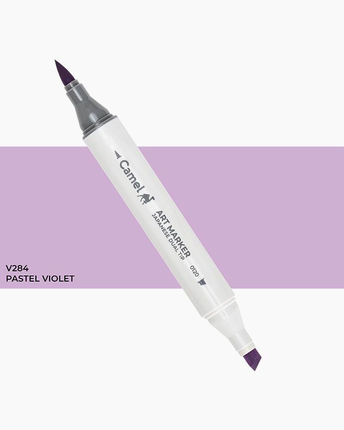 Camel Art Marker Azalea Purple Dual Tip Marker