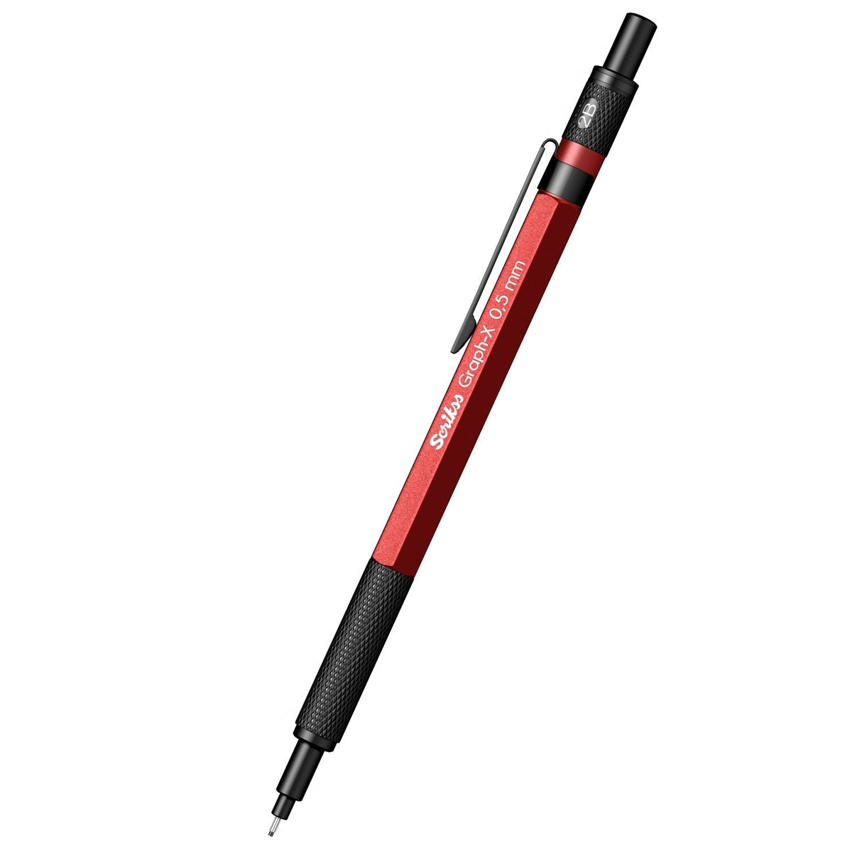 Scrikss | Graph-X | Mechanical Pencil | Metallic Red | 0.5mm Scrikss