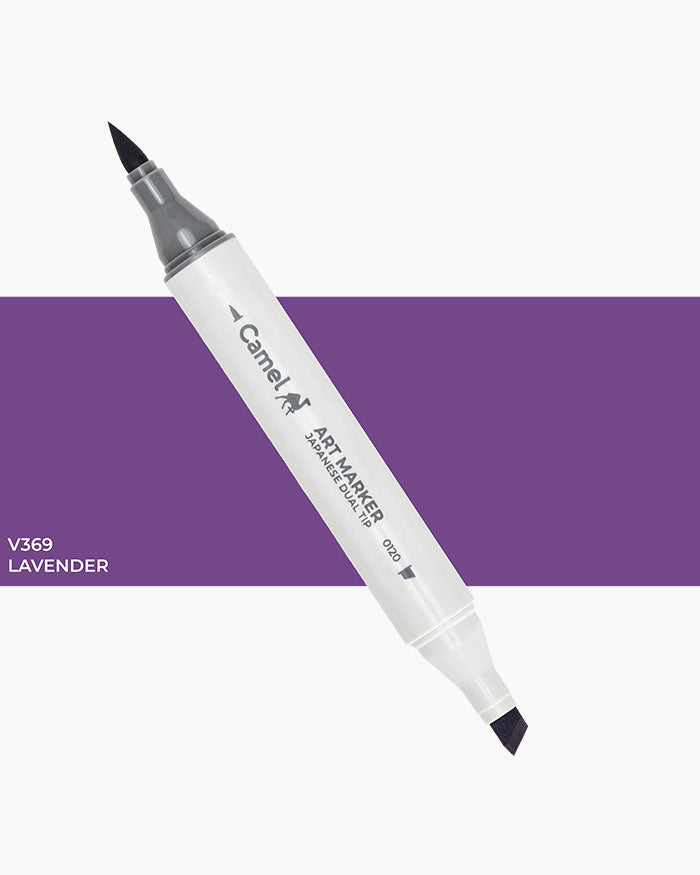 Camel Art Marker Azalea Purple Dual Tip Marker
