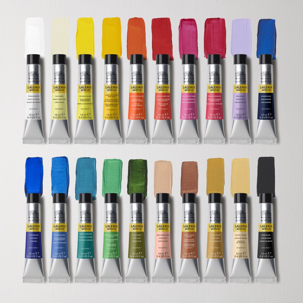 Winsor & Newton Galeria Acrylic Access Tube Set 20×12ml