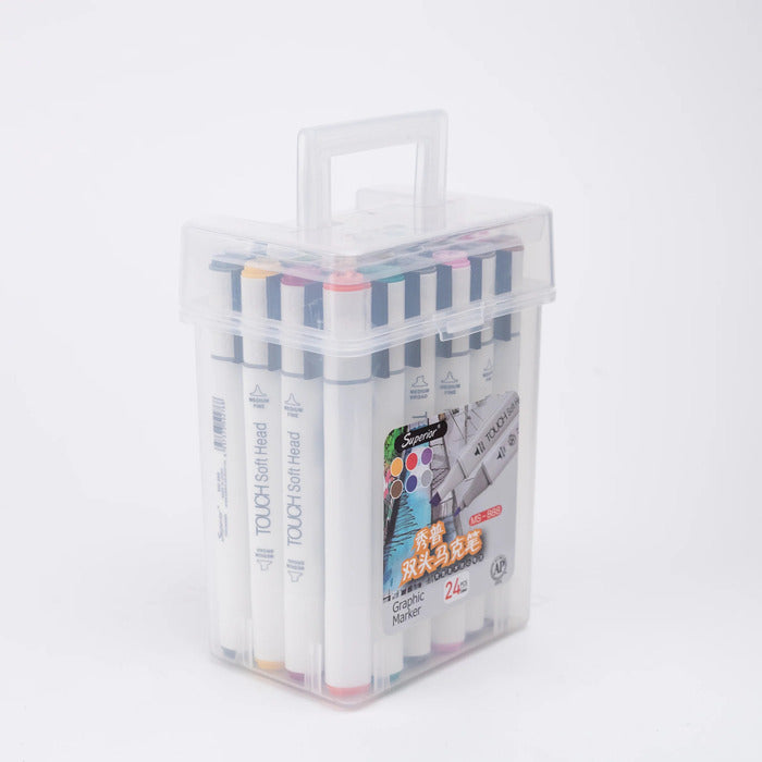 Superior Tinge Graphic Dual Tip Alcohol Marker Sets
