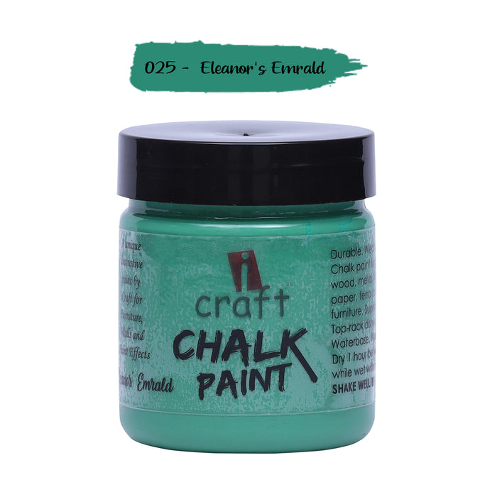ICRAFT CHALK PAINTS 100 ML ELEANOR'S EMERALD