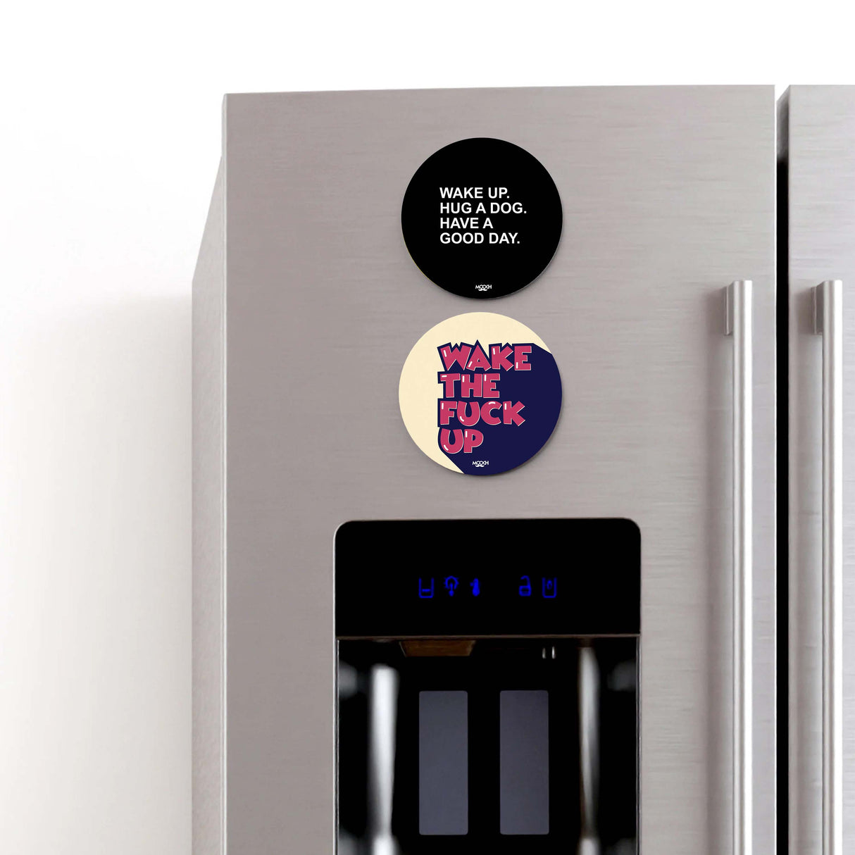 Mooch Magnetic Coaster - Wake Up Hug A Dog Mooch