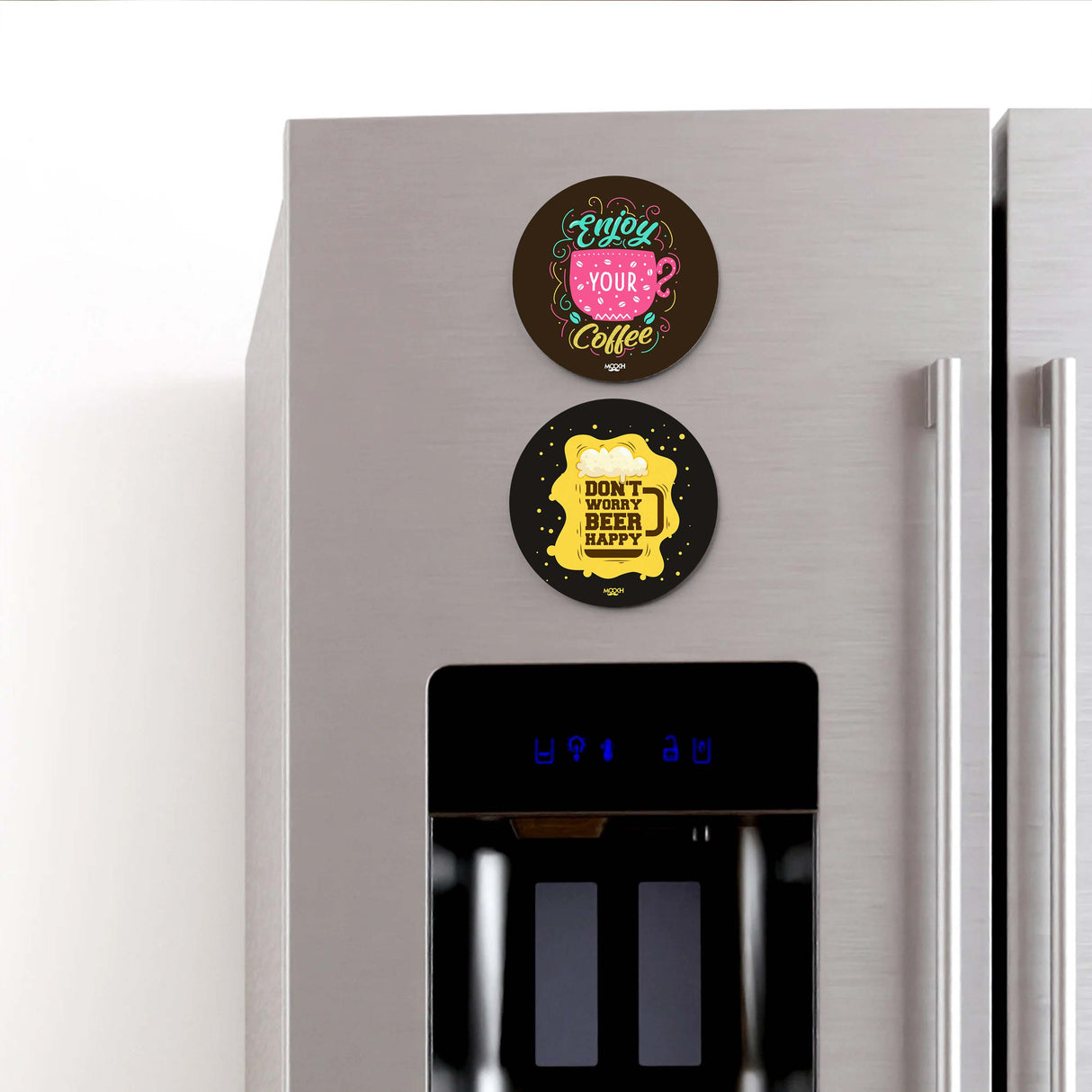 Mooch Magnetic Coaster - Enjoy Your Coffee Mooch