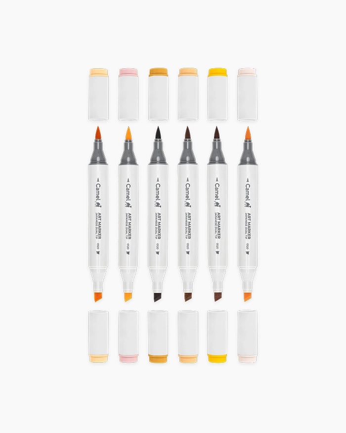 Camel Art Markers Portrait Tints Pack of 6