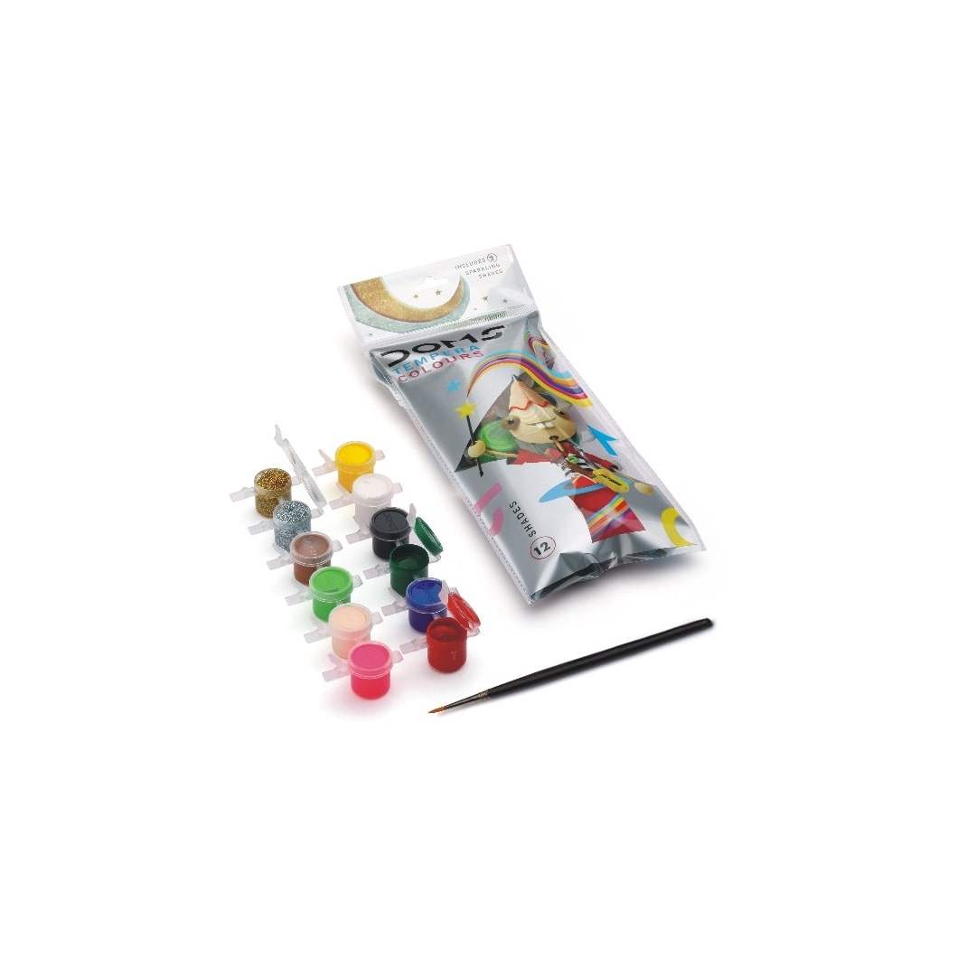DOMS Tempera Colours Set of 12