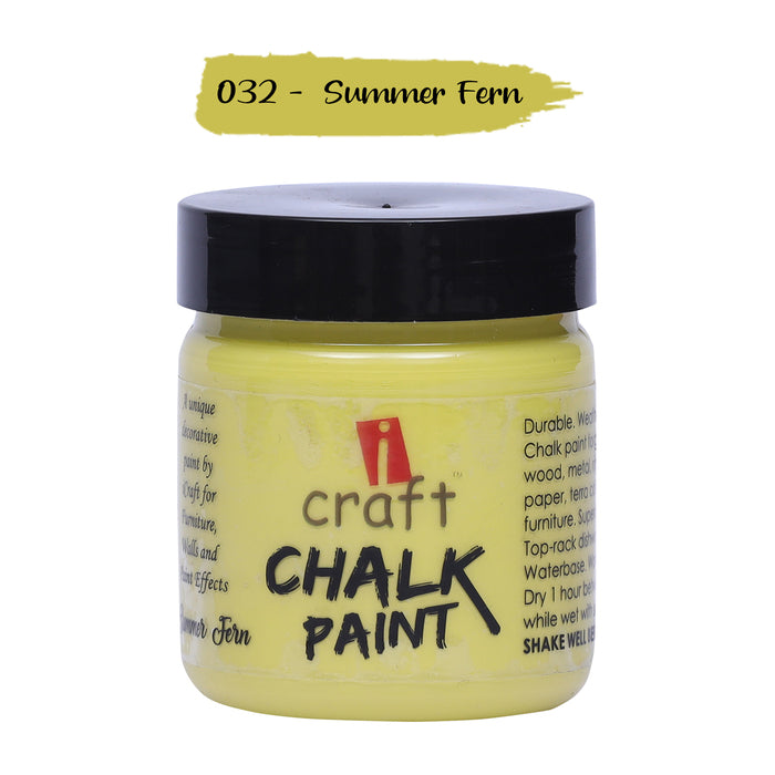 ICRAFT CHALK PAINTS 100 ML SUMMER FERN
