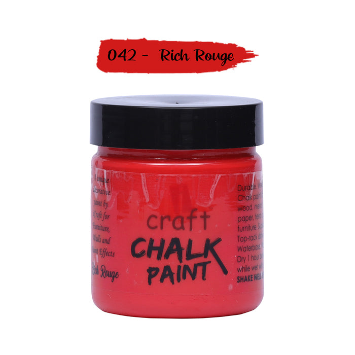 ICRAFT CHALK PAINTS 100 ML RICH ROUGE