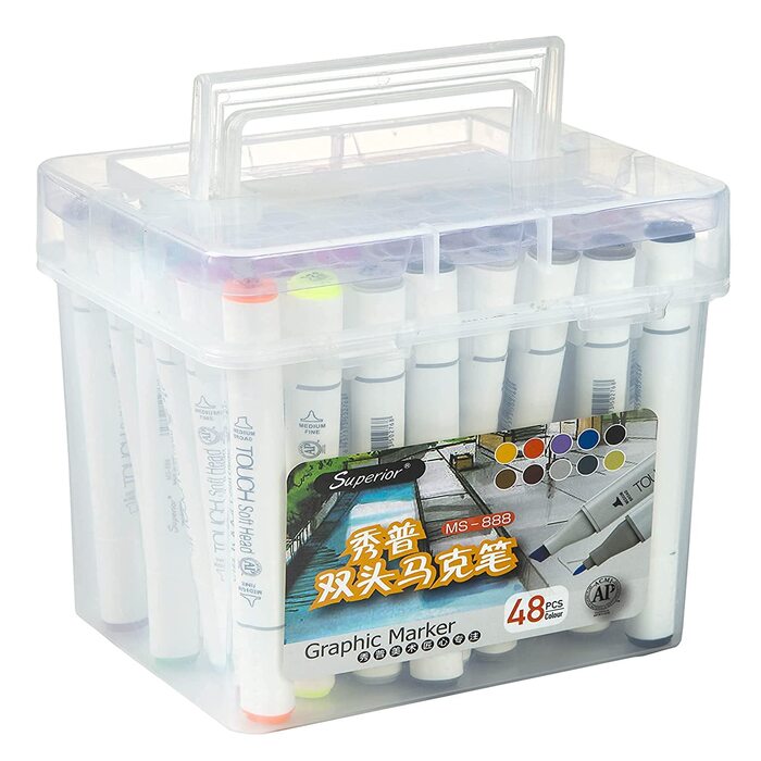 Superior Tinge Graphic Dual Tip Alcohol Marker Sets