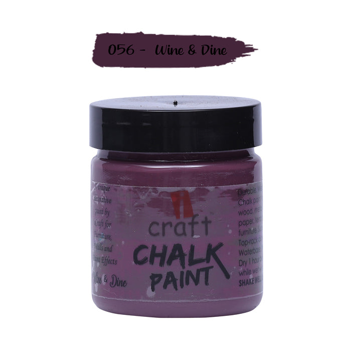 ICRAFT CHALK PAINTS 100 ML WINE & DINE