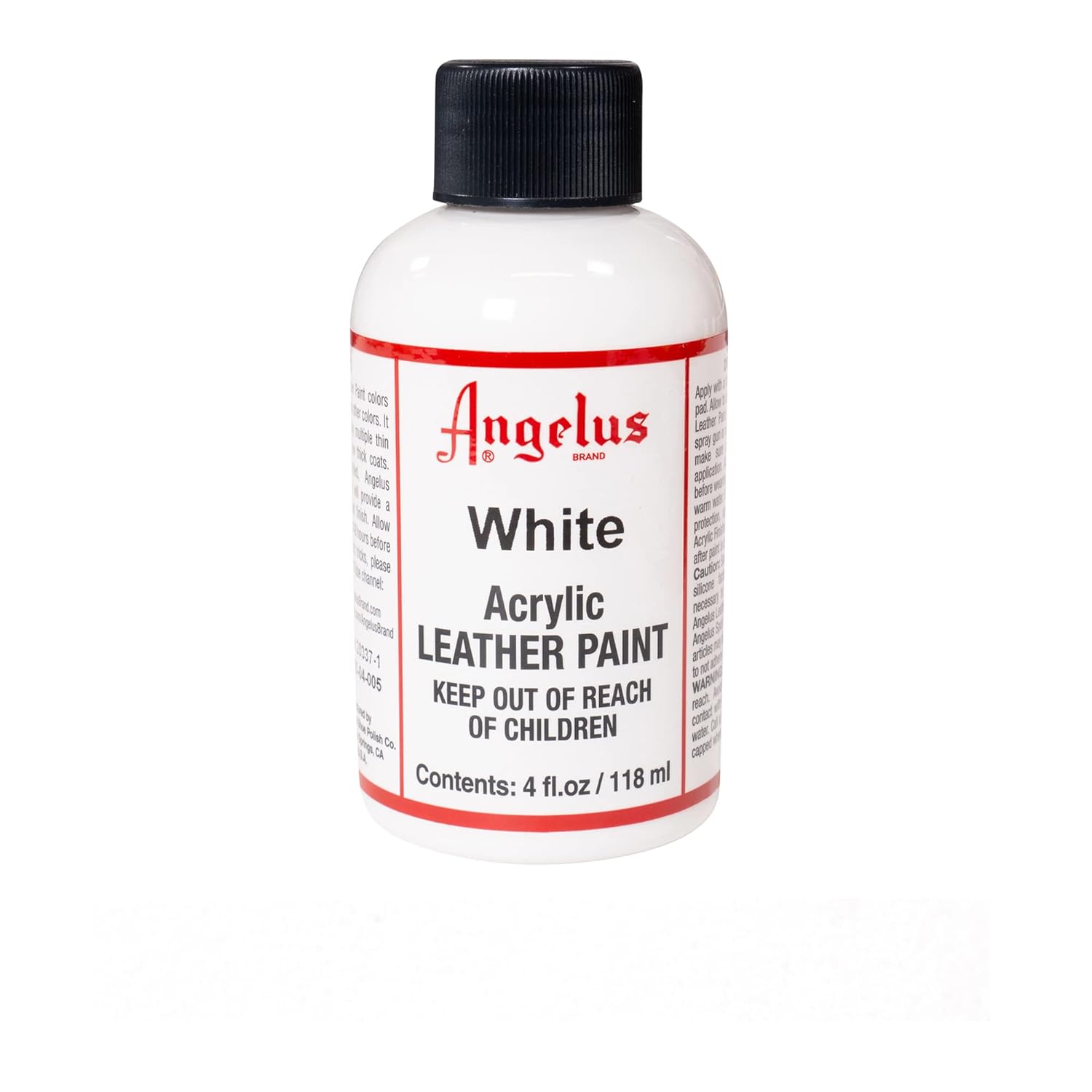 Angelus Acrylic Leather Paint 118ml - Flexible & Durable Finish