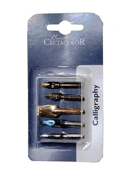 Cretacolor Calligraphy Nibs Set of 5 Assorted Styles