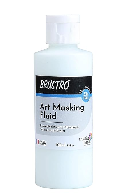 Brustro Art Masking Fluid 100ml Watercolour Masking Liquid