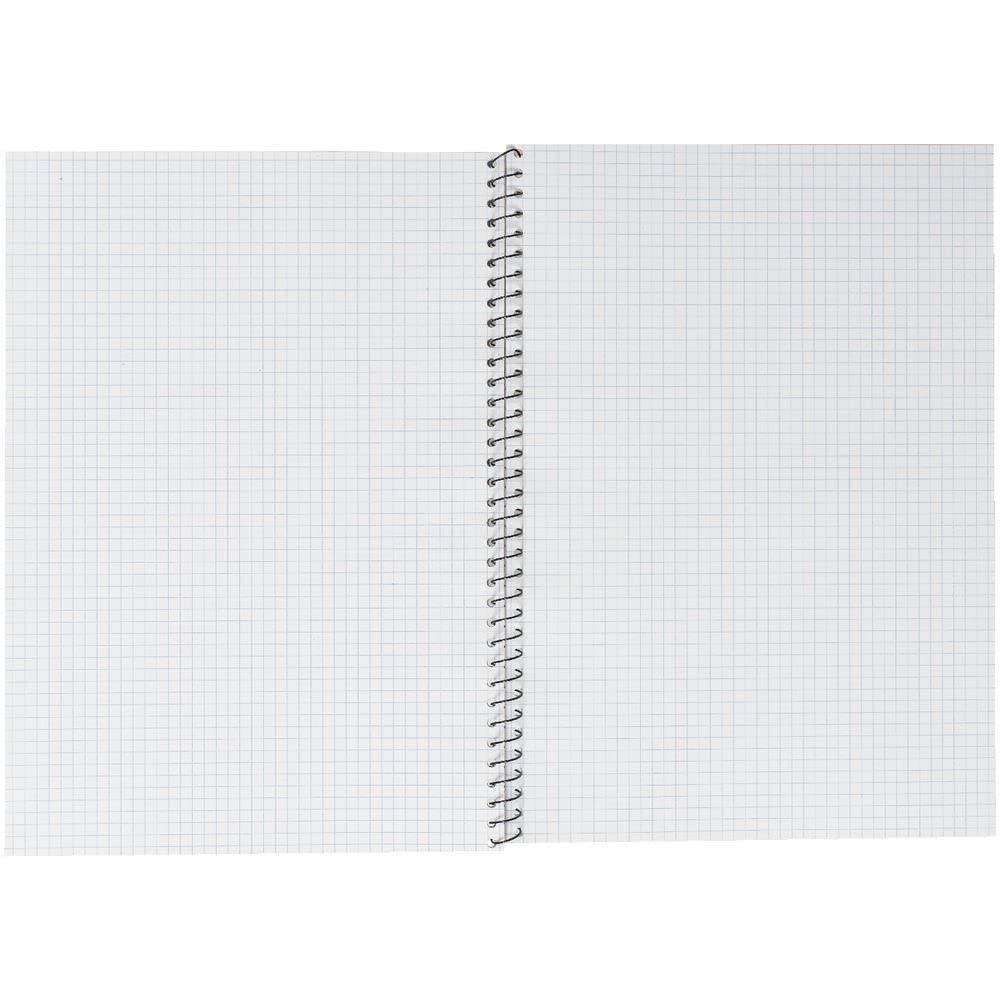 Fabriano EcoQua A4 Spiral Bound Graph Notebook Black