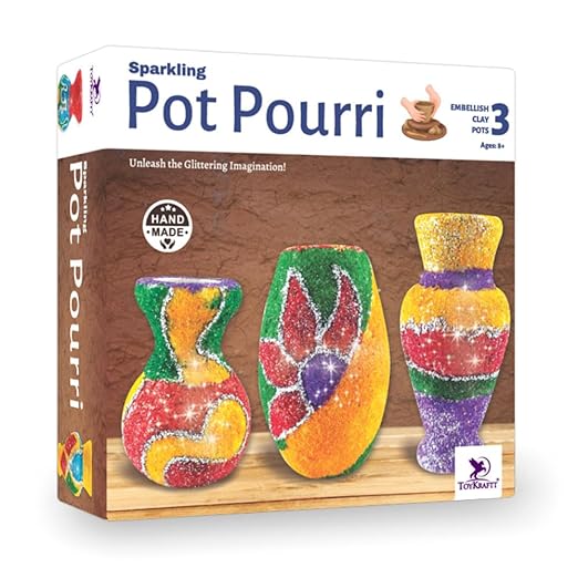 Sparkling Pot Pourri: Terracotta Sand Art Kit