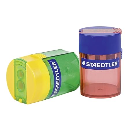 Staedtler Tub Double Hole Pencil Sharpener with Container