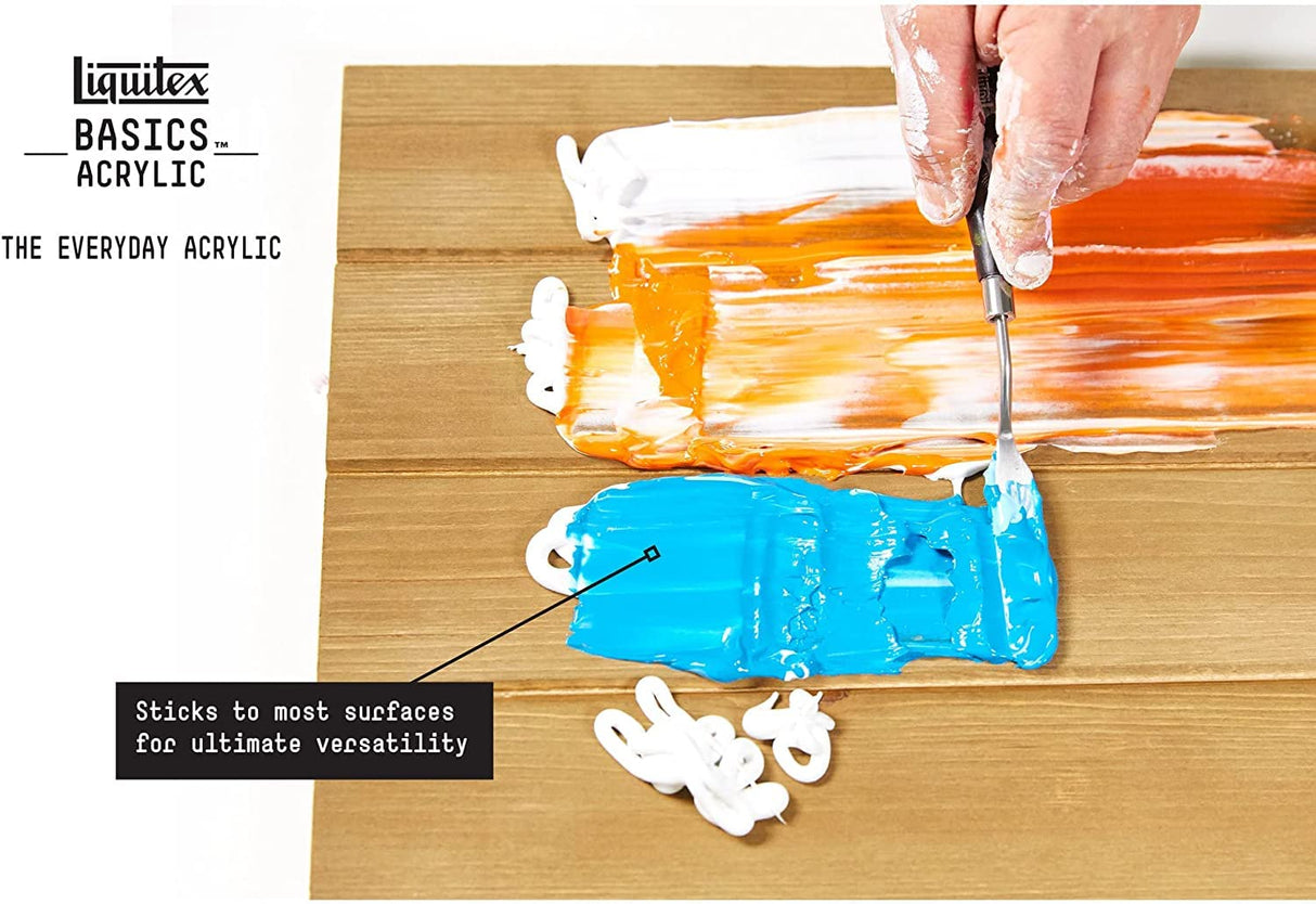 Liquitex Basics Acrylic Paint Set - Primary Colours - 6 x 22ml