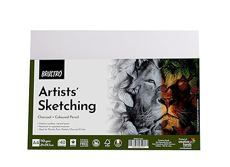 Brustro Sketching Paper A4 110 GSM 40 Sheets