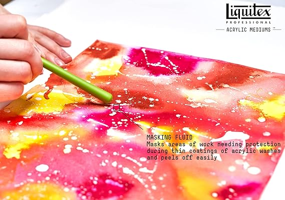 Liquitex Acrylic Masking Fluid Medium 118ml Transparent