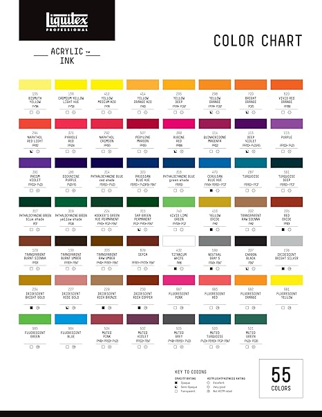 Liquitex Acrylic Ink 30ml Bismuth Yellow Artist Ink Permanent