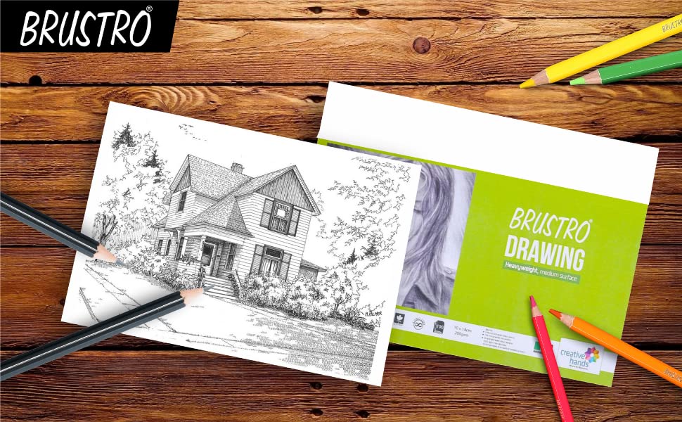 Brustro Drawing Paper A2 200 GSM 20 Sheets
