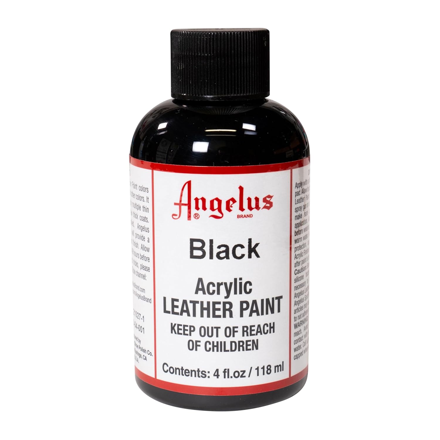 Angelus Acrylic Leather Paint 118ml - Flexible & Durable Finish