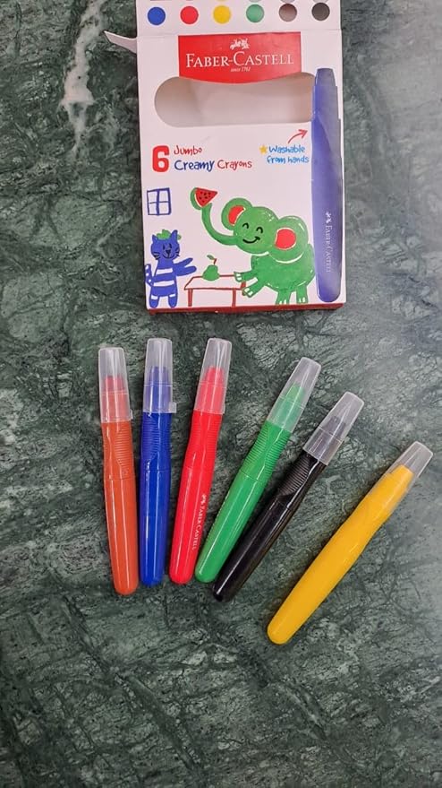 Faber-Castell Jumbo Creamy Crayons Set