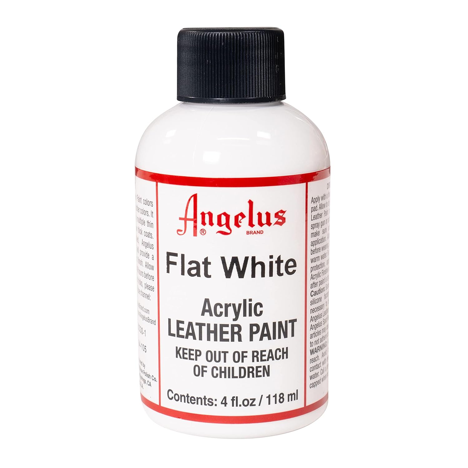 Angelus Acrylic Leather Paint 118ml - Flexible & Durable Finish