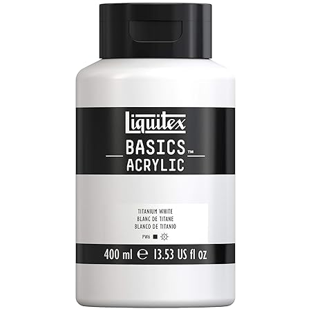 Liquitex Basics Acrylic Colour 400ml Titanium White
