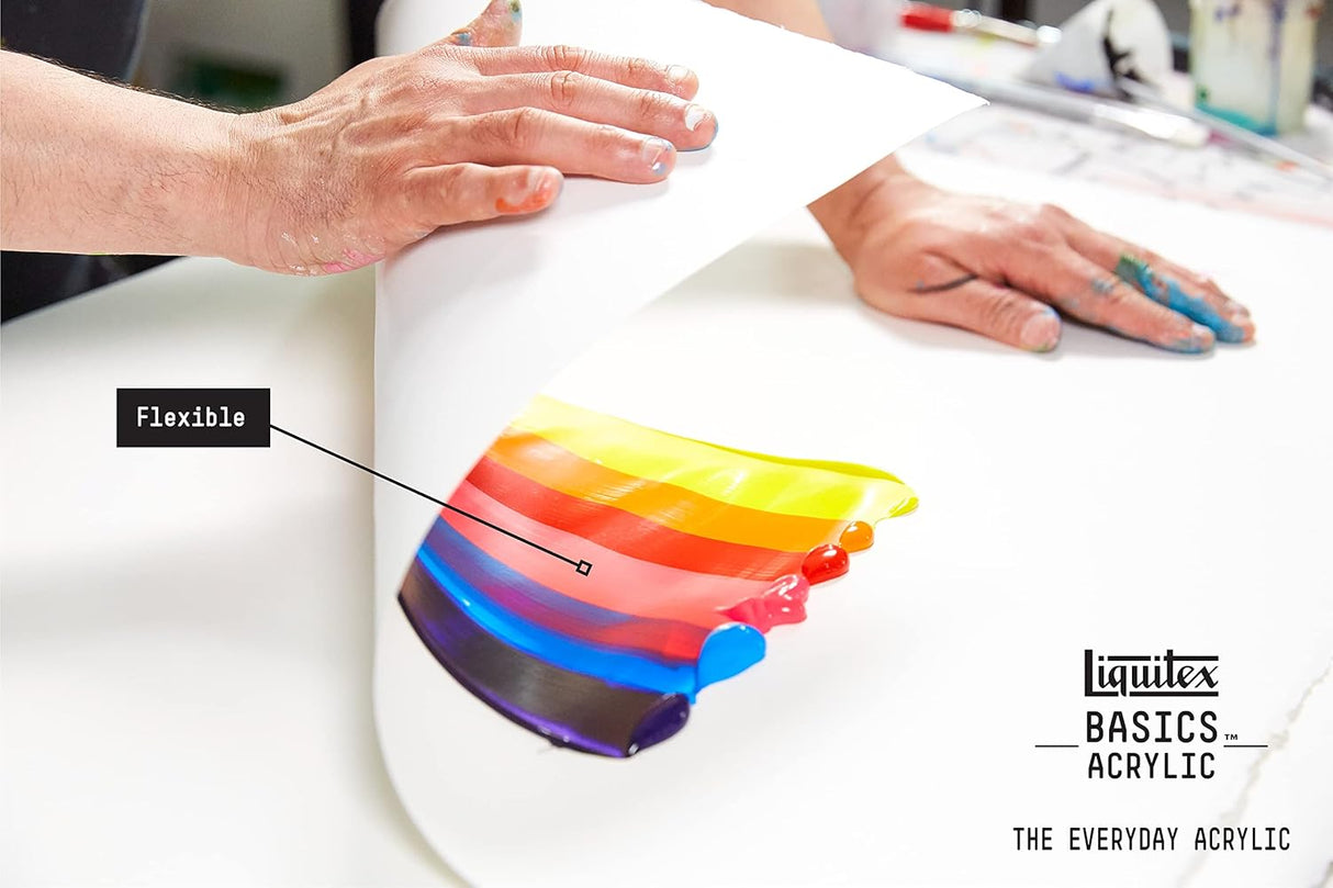 Liquitex Basics Acrylic Paint Set - Primary Colours - 6 x 22ml