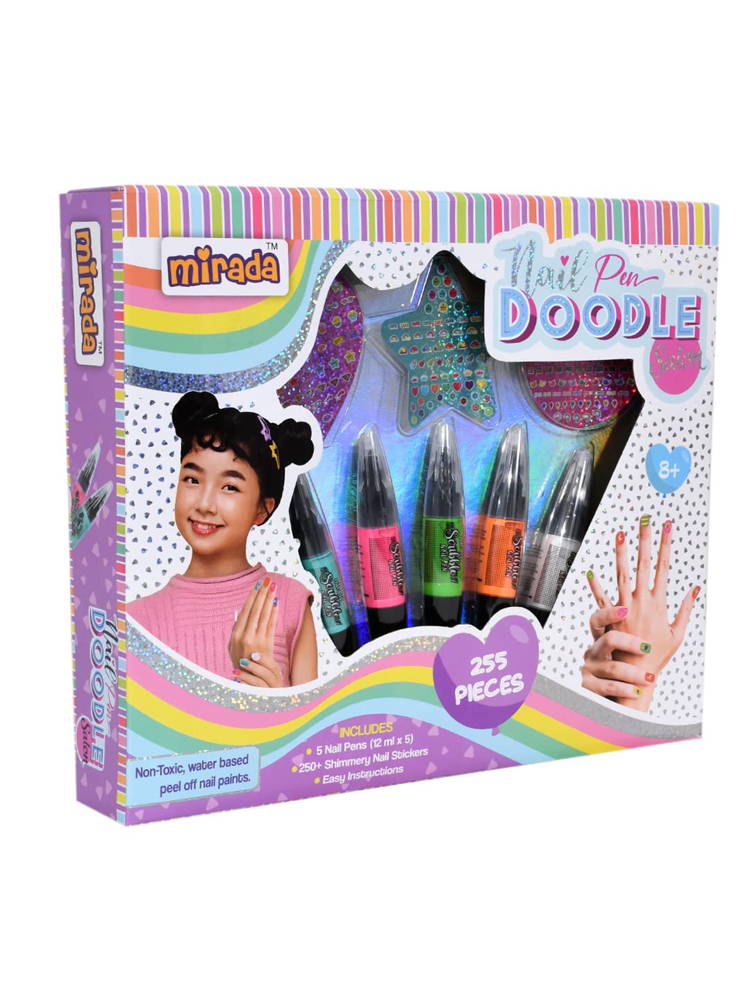 Mirada Doodle Nail Pen Salon DIY Nail Art Kit