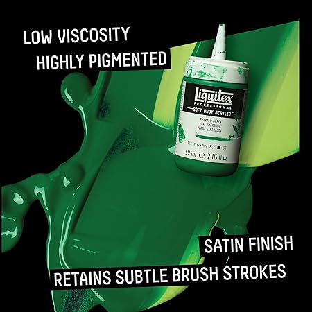 Liquitex Soft Body Acrylic Paint Essential Set 12 Colors 22ml