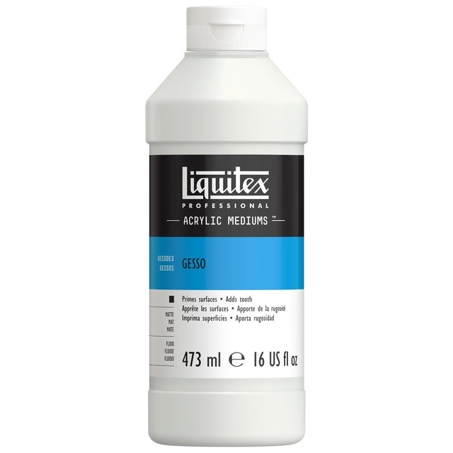 Liquitex Professional Acrylic Medium - Gesso White - Choose Size